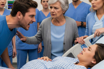 “Estando embarazada de gemelos, le supliqué a mi esposo que me llevara al hospital, pero su madre intervino e insistió: ‘Nos puedes llevar al centro comercial antes de hacer cualquier otra cosa’. Pasaron horas antes de que un extraño me llevara a urgencias… y cuando mi esposo finalmente llegó, sus primeras palabras dejaron atónita a toda la sala.”