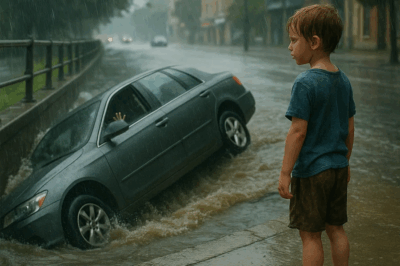Niño mendigo salva a anciana que cayó al río y quedó atrapada… ignorando que ella lo desalojó