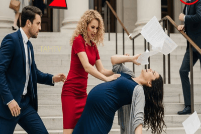 AMANTE EMPUJA A ESPOSA EMBARAZADA EN TRIBUNAL — HASTA QUE SU HERMANO ABOGADO INTERVIENE