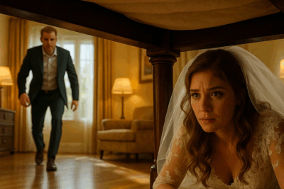 En mi noche de bodas me oculté bajo la cama para bromear, pero quien entró fue…