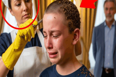 El hijo del multimillonario sufría dolores,hasta que la niñera le quitó algo misterioso de su cabeza