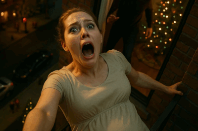 ta Arrojada del quinto piso en Navidad — la esposa embarazada sobrevivió en el auto de su exmillonario.