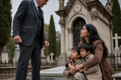 “¿QUÉ HACES EN LA TUMBA DE MI HIJO?”, PREGUNTA UN MILLONARIO A UNA MADRE SOLTERA EN DUELO, hast…