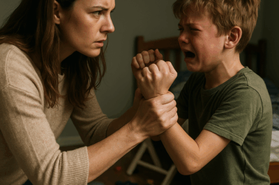 Guadalupe empujó la puerta de la habitación y encontró el caos, juguetes rotos, ropa rasgada, una silla volcada y en el rincón, un niño de 8 años con los puños cerrados y los ojos rojos de tanto llorar. Cuando vio a Guadalupe, explotó. Vete de aquí, te odio. Mateo corrió hacia ella con los puños en alto. Guadalupe no retrocedió.