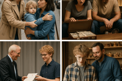 “Crié a un niño que una mujer me entregó en la calle, junto con una maleta llena de dinero. Dieciséis años después, su verdadera identidad me impactó profundamente.”