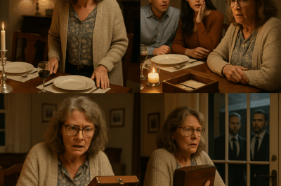 “En la cena de mi hijo, noté que había un lugar reservado para mi difunto esposo, y cuando supe el motivo, no pude dejar de temblar.”