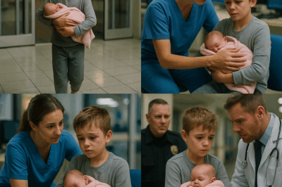 Un niño de 7 años, con moretones, llegó a urgencias cargando a su hermanita. Una sola frase suya conmovió a todos.