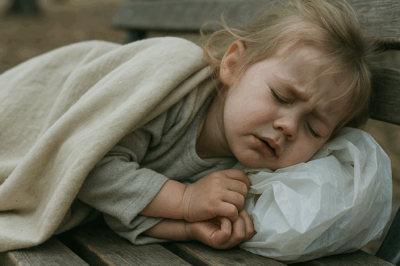 Niña de 3 años duerme en el parque todas las noches – Un policía rompe a llorar cuando descubre por qué