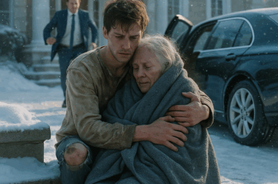 Multimillonario Se Queda Helado Al Ver A Su Madre Apoyada En Un Joven Sin Hogar — Corre Hacia Ellos…