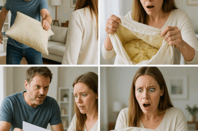 Divorciada, mi marido me tiró sarcásticamente una almohada vieja, pero cuando le quité la funda para lavarla, me quedé sin palabras por lo que encontré dentro…