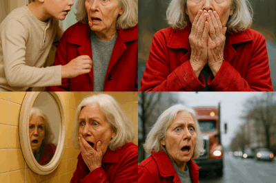 “Abuela, no te pongas el abrigo rojo hoy”, me advirtió mi nieto. Horas después, cuando por fin entendí por qué… se me encogió el estómago.