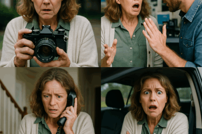 Solo quería ver las últimas fotos que tomó mi esposo… pero la advertencia del fotógrafo —”Primero, busca un lugar seguro”— me heló la sangre.