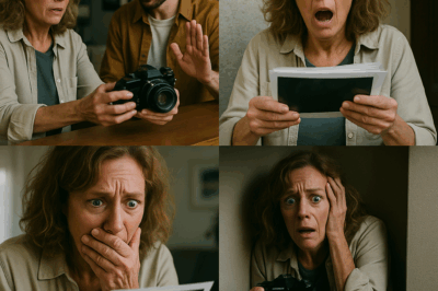 Mandé revelar la película de la vieja cámara de mi esposo, esperando recuerdos. En cambio, el fotógrafo me instó a esconderme antes de siquiera abrir el sobre.