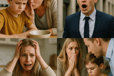 Ella susurró: “Por favor, no te enojes, hijo… mamá no tiene nada que cocinar”. Pero el millonario que estaba cerca ya había tomado una decisión, y lo que sucedió después dejó a todos llorando.