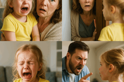 MI NIETA LLORABA CADA VEZ QUE ME IBA — ASÍ QUE UN DÍA ME ESCONDÍ… Y LO QUE VI QUE HACÍA SU PADRE ME DEJÓ TEMBLANDO.