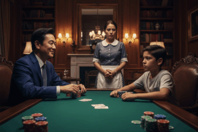 Millonario reta al hijo de su empleada a jugar póker… sin saber que era un genio