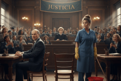 El abogado del millonario huyó en el juicio… y una limpiadora ocupó su lugar