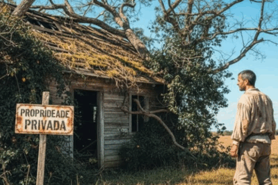 Un peón pobre heredó la cabaña de su abuelo cerrada por 73 años… Pero al abrirla encontró un secreto