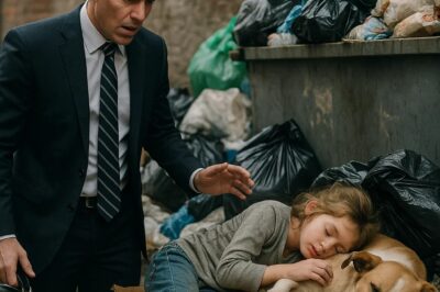 Padre Soltero CEO Encuentra a una Niña y su Perro Durmiendo en la Basura—La Verdad lo Destrozó