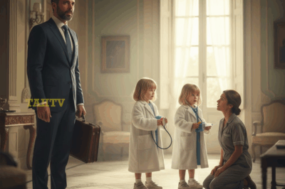 EL MILLONARIO PAGÓ FORTUNAS PARA CURAR A SUS GEMELAS, PERO QUIEN DESCUBRIÓ LA VERDAD FUE LA NIÑERA