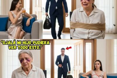 “El millonario llegó a casa antes de lo previsto… y vio lo que su esposa le hizo a su madre.”