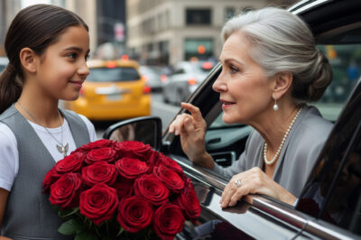 tn-ANCIANA RICA ENCONTRÓ NIÑA POBRE EN LA CALLE — CUANDO VIO SU COLLAR, SE DESPLOMÓ
