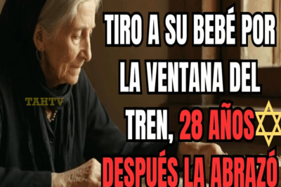 Madre judía tiro a su bebé por la ventana del tren, 28 años después la abrazó