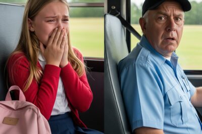 Conductor de autobús nota que una niña llora cada día, mira bajo el asiento después de dejarla y queda paralizado.