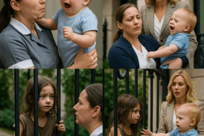 BEBÉ DE MILLONARIO ESCUPÍA A LAS NIÑERAS… PERO AL VER A LA NIÑA DE LA CALLE PASÓ LO IMPOSIBLE