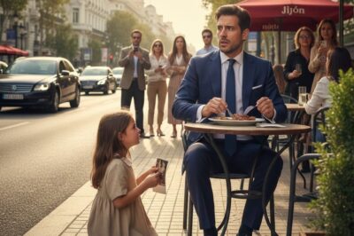 “¡Por favor, cásese con mi mamá!” — La niña llorando suplica al CEO frío… y él queda impactado.