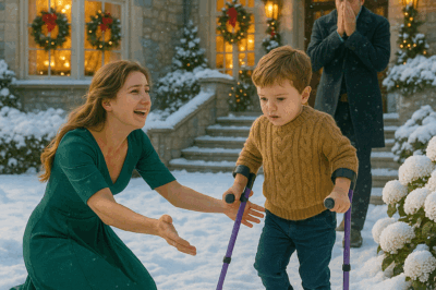 (nk)“ES UN MILAGRO DE NAVIDAD” SUSURRÓ EL MILLONARIO AL VER A SU HIJO CAMINAR HACIA LA NIÑERA QUE…