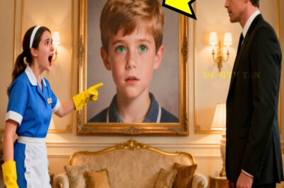 ¡JEFE, ESE NIÑO VIVIÓ CONMIGO EN EL ORFANATO!, GRITÓ LA EMPLEADA AL VER EL RETRATO EN LA MANSIÓN…