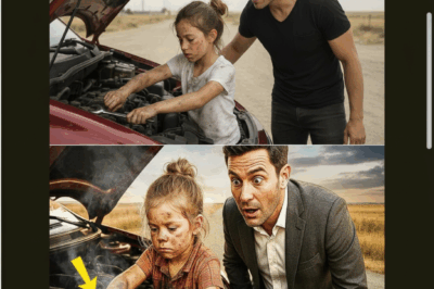 (nk)UNA NIÑA POBRE AYUDA A UN MILLONARIO A ARREGLAR SU AUTO… HASTA QUE VE EL ANILLO EN SU DEDO…