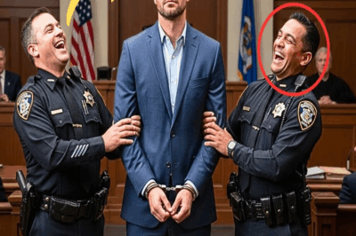 Los policías no paraban de reír hasta que escucharon las palabras que le celaron la sangre. La sala de la corte estaba cargada de un silencio incómodo, roto solo por las carcajadas despectivas de dos oficiales, seguros de que aquel hombre frente a ellos no tenía ninguna oportunidad.