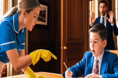 EL HIJO DEL MILLONARIO REPROBABA SIEMPRE… HASTA QUE LA EMPLEADA MOSTRÓ UN DON INESPERADO