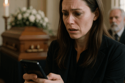 Creí estar despidiendo a mi esposo para siempre, hasta que mi celular sonó en medio del funeral: “Estoy vivo, no confíes en nadie”. Ahí empezó mi verdadera pesadilla.