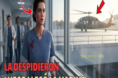Despidieron a la enfermera; minutos después, un helicóptero de la Marina aterrizó…