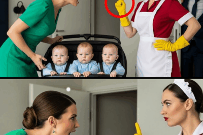 Un viudo millonario se escondió para ver cómo su novia trataba a sus trillizos… hasta que…