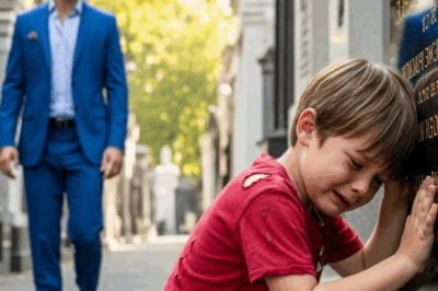 NIÑO HUMILDE VISITA LA TUMBA DE LA HIJA DEL MILLONARIO — ¡Y EL MOTIVO CONMUEVE AL MUNDO!