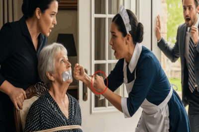 El Millonario Se Escondió Para Ver Como Su Prometida Trataba A Su Madre Enferma… ¡La Empleada Hizo…