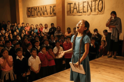 A una niña pobre la pusieron a cantar en el acto de la escuela solo para burlarse de ella… ¡pero en cuanto abrió la boca, su voz dejó a todos helados y el salón entero quedó en absoluto silencio!