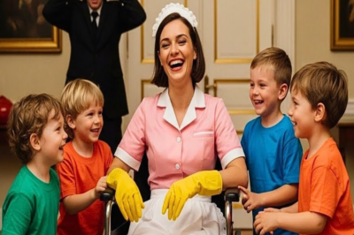 LAS NIÑERAS HUÍAN DE LOS 4 HIJOS DEL MILLONARIO… HASTA QUE LLEGÓ UNA EN SILLA DE RUEDAS… ta