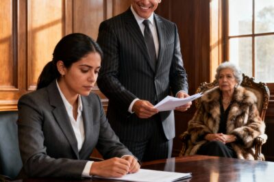 Después del divorcio, mi exmarido se rió entre dientes: «No vas a recibir ni un centavo, sanguijuela. ¡He contratado al mejor abogado de la ciudad!» Su madre añadió, burlona: «Patética… Ni siquiera consiguió darle un hijo.» Yo no respondí. En su lugar, le tendí con calma una copia de nuestro contrato prenupcial. «¿Estás seguro de haberlo leído por completo?» —pregunté suavemente.