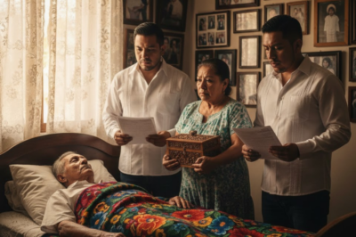 “Mi hijo mayor se queda con dos escrituras de propiedad, mi segundo hijo recibe dos cuentas de ahorro por un total de 150 millones de pesos, y mi hija…