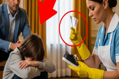 EL NIÑO COJEABA Y SU PADRE LO REGAÑABA… HASTA QUE LA NIÑERA LE SACÓ ALGO ESCONDIDO DEL ZAPATO. TA