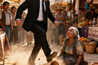 Un millonario pateó a una mendiga en el mercado — sin darse cuenta de que era la madre que había buscado toda su vida.