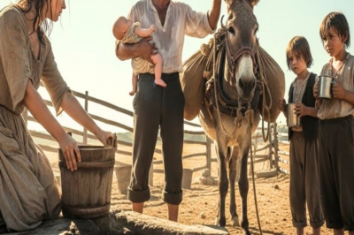 “¿Tiene agua limpia para beber?” dijo el padre bajo el sol… y lo que hizo la joven lo cambió todo TA