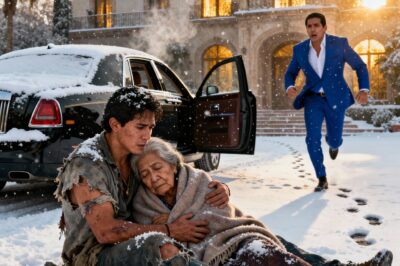 Multimillonario Se Queda Helado Al Ver A Su Madre Apoyada En Un Joven Sin Hogar — Corre Hacia Ellos…