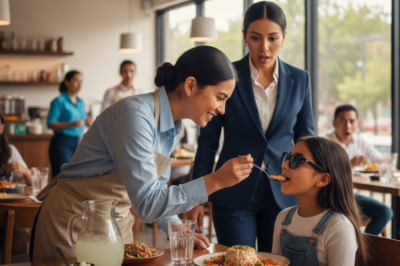 Madre multimillonaria ve a camarera negra alimentando a su hija ciega – y le CAMBIA LA VIDA para siempre.