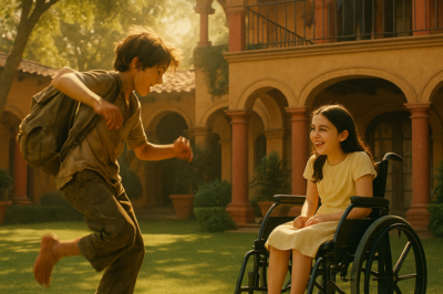 Llevaba meses sin sonreír… hasta que un niño callejero, sucio y travieso, apareció para cambiarlo todo.